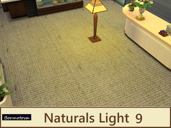 Sims 4 — Natural Lights 9 by abormotova2 — From a set of 15 natural and light carpets.