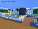 Sims 4 — Lakeview Spa Resort by Defoxx — Enter the soothing atmosphere of this luxury ultra-modern spa and wellness