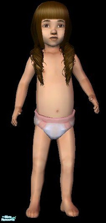 Sims 2 — Cute as can be -  Training Pants by kollens — White framed in pink, i do not know about you but when i potty