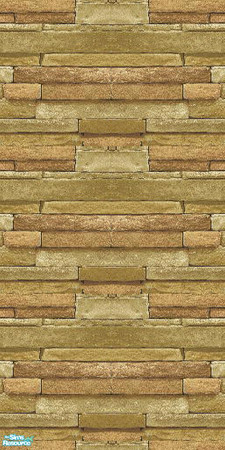 Sims 2 — Castle Wall - Reddish Orange by Sheera — Part of my Castle Walls and Floors Set. Enjoy!