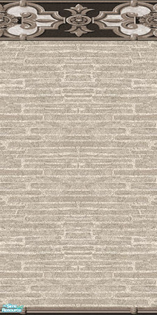 Sims 2 — Victorian Wall - Biege with paneling by Sheera — Part of my Victorian Brick walls and floors set. Enjoy!