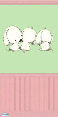 Sims 2 — Shiro Petto Set - Wallpaper 2 by curemad — Wallpaper to match Shiro Petto girl's grow-up set. 