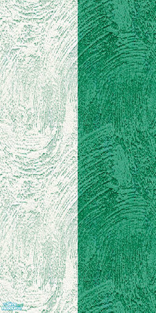 Sims 2 — two-tone plasta set - green by skinflin — green..It has been two toned, pale version of its colour on one side,