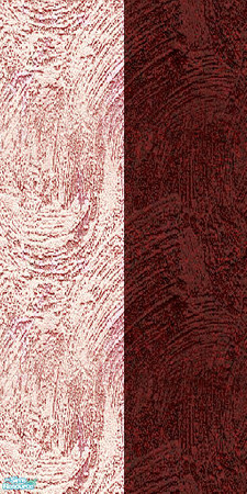 Sims 2 — two-tone plasta set - brickred by skinflin — brickred..It has been two toned, pale version of its colour on one