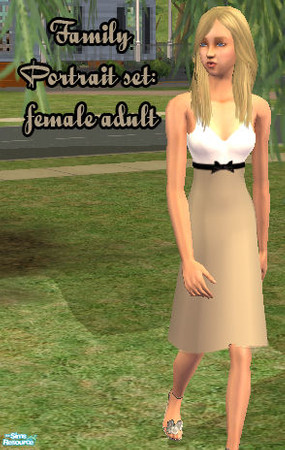 Sims 2 — Family Portrait Set - Adult Female by buckeye906 — Although this family of sims may not be the most photogenic,