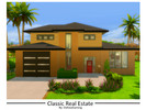 Sims 4 — Classic Real Estate by Defoxx — This classic real estate family home is great for the medium sized families.