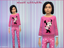 Sims 4 — Sleepwear - Minnie by WanessaV — Pretty sleepwear Minnie for your little girls. (Shirt and pants)