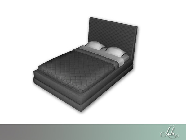 Sims 4 — Kenilworth Bedroom Double Bed by Lulu265 — Part of the Kenilworth Bedroom Set 