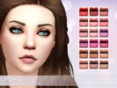 Sims 4 — Lips #10 by Aveira — - 18 Colors - Standalone and Custom Thumbnail - Works with all skin overlays - Female - All