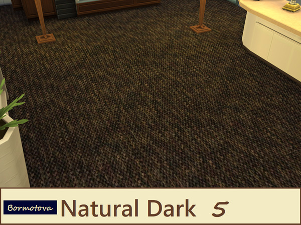 Sims 4 — Dark Naturals 5 by abormotova2 — From a set of 15 dark natural toned carpets.