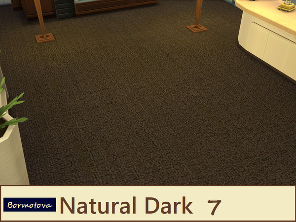 Sims 4 — Dark Naturals 7 by abormotova2 — From a set of 15 dark natural toned carpets.
