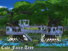 Sims 4 — Cute Fairy Tree by yvetteduong — This is a cozy tree house for your single sim, a fairy maybe? xD It has 2