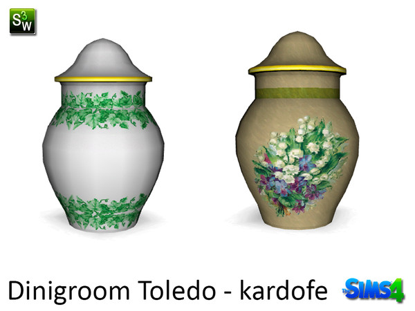 Sims 4 — kardofe_Dinigroom Toledo_Vase1 by kardofe — Vase with lid, decorative