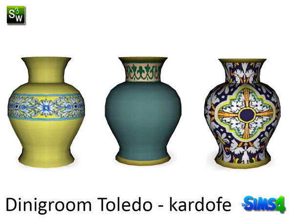 Sims 4 — kardofe_Dinigroom Toledo_Vase2 by kardofe — Decorative vase