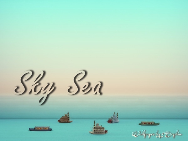 Sims 4 — Sky Sea Wallpaper by nevaehrolleh — Created for: The Sims 4 Harmony of sky and sea.