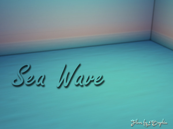 Sims 4 — Sea Wave Floor by nevaehrolleh — Created for: The Sims 4 Floor of small waves.