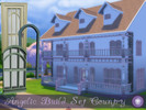 Sims 4 — Angelic Build Set in Country Colors-Mesh Needed by D2Diamond — This set of recolors has a variety of windows, of