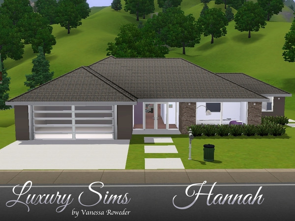 Sims 3 — Hannah by vanessaroweder — Hannah is a beautiful house for your family with 4 bedrooms, 3 bathrooms, kitchen,