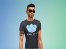 Sims 4 — Sonny Daniel's Japanese "Positive Vibes" Tee by jenpenten — Sonny Daniel's Japanese "Positive