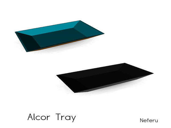 Sims 4 — Alcor Tray by Neferu2 — Alcor Hallway_Tray 2 color options