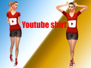 Sims 4 — Youtube shirt by rosimmer4 — Una linda blusa para tu sim
