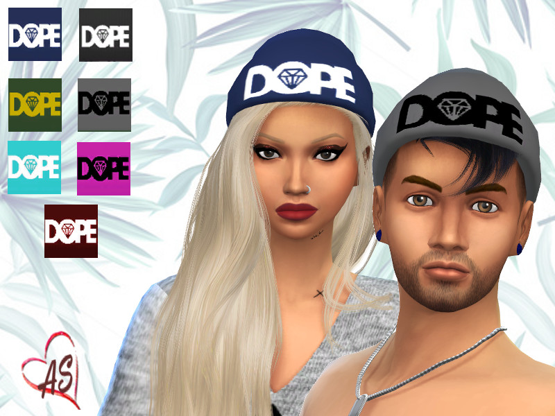 The Sims Resource - Dope Beanie Set