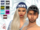 Sims 4 — Dope Beanie Set by As_Sims — Dope beanie set with seven recolors for men and woman Custom thumbnail In CAS on