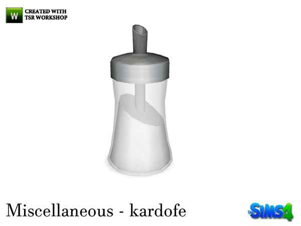 Sims 4 — kardofe_Miscellaneous_Sugar Bowl by kardofe — Sugar glass and metal