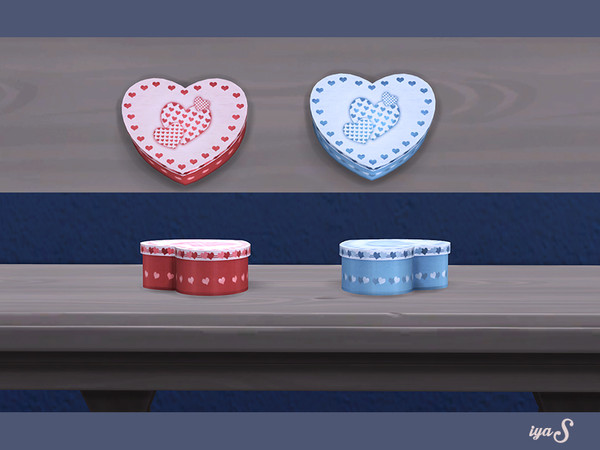 Sims 4 — Romantic Gift by soloriya — No doubts - there is a romantic gift inside this heart-shaped box. Part of the Will