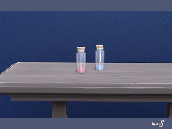 Sims 4 — Romantic Perfume by soloriya — Small jar for your favorite perfume with a cute red heart. Part of the Will You