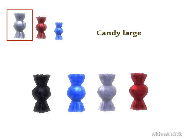 Sims 4 — Under Stair Deco - Candy Large by ShinoKCR — Metal Candy, formed like a Candy