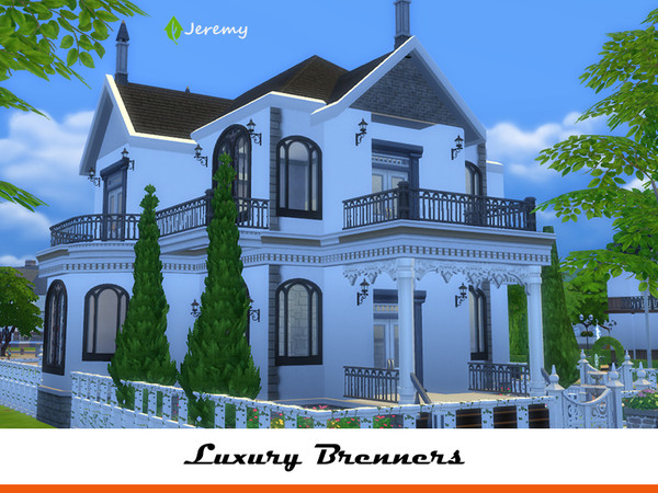 Sims 4 — Luxury Brenners by jeremy-sims92 — Luxury Brenners is a classic home style built on a 30 x 20 lot . It has 3