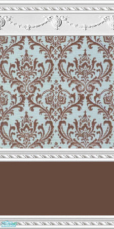 Sims 2 — jsf2RSChocolateAquaDuo by jsf — The most popular color combination in 2007, chocolate brown and aqua, here in my