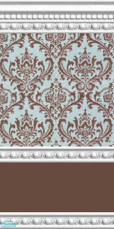 Sims 2 — jsf2ChocolateAquaDuoDE by jsf — The most popular color combination in 2007, chocolate brown and aqua, here in my