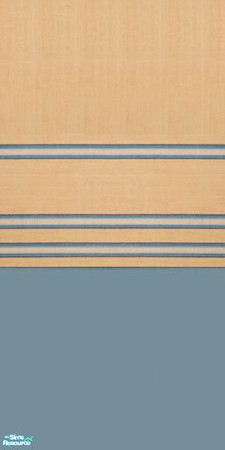 Sims 2 — AbstractRomanceSet - Wall 7 by The_Unicorn — Just some Blue with Caramel Walls and Floors