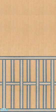 Sims 2 — AbstractRomanceSet - Wall 5 by The_Unicorn — Just some Blue with Caramel Walls and Floors