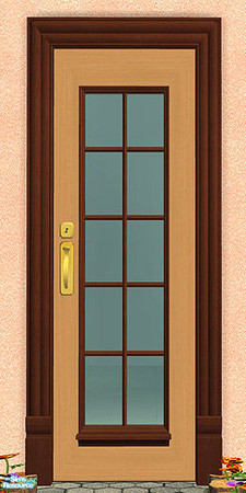 Sims 2 — Funky Wood Doors & Windows - Individual  by azzurrina — This recolor is exclusive for TSR. Similar recolors