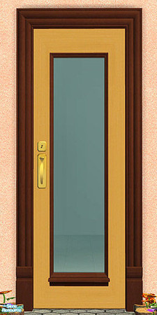 Sims 2 — Funky Wood Doors & Windows - Individual  by azzurrina — This recolor is exclusive for TSR. Similar recolors