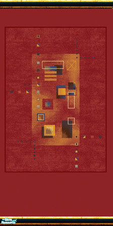 Sims 2 — laguna set - Individual Item by skinflin — wall-lagunamode red