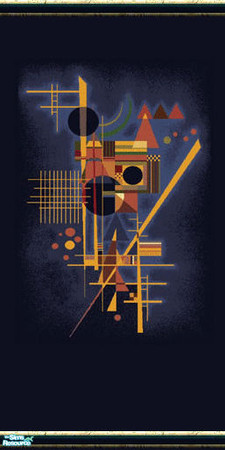 Sims 2 — laguna set - Individual Item by skinflin — wall-laguanmode blue