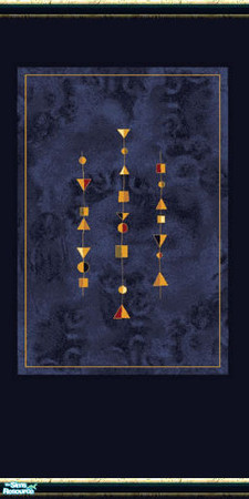 Sims 2 — laguna set - Individual Item by skinflin — wall-laguna blue