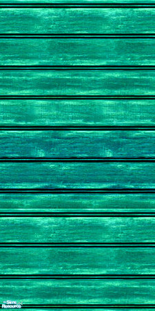 Sims 2 — wood siding set - Individual Item by skinflin — teal