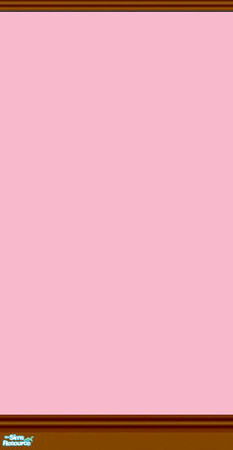 Sims 2 — Mama D's Sims2 Paint DBM - Rose - C by mamads32209 — A rose colored wall. With dark brown double (top &