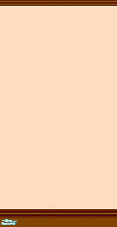 Sims 2 — Mama D's Sims2 Paint DBM - Peach - C by mamads32209 — A peach colored wall. With dark brown double (top &