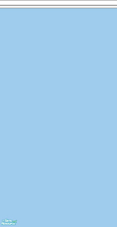 Sims 2 — Mama D's Sims2 Paint WM - Azure - A by mamads32209 — An azure colored wall. With white top molding.