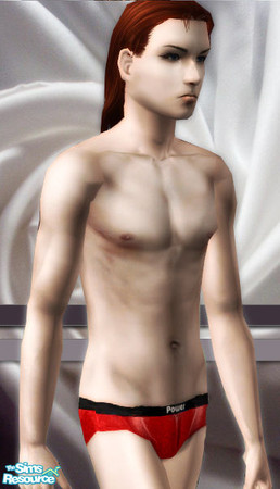 Sims 2 — Power Underwear - Red by Lady Darkfire — Stylish Men's Underwear for the Adventurously Fashionable Male!