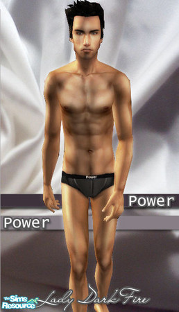 Sims 2 — Power Underwear - Gray by Lady Darkfire — Stylish Men's Underwear for the Adventurously Fashionable Male!