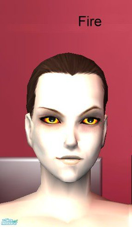 Sims 2 — Demon Eye Set - Fire by kollens — A Collection of Demon Eye Shades for the evil simmy demons in your Charmed