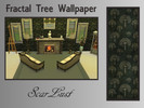 Sims 4 — Fractal Tree Wallpaper by ScarLust — This Fractal Tree wallpaper has a slight grunge effect to it. It works on