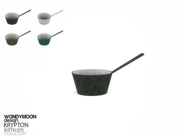 Sims 4 — Krypton Sauce Pan by wondymoon — - Krypton Kithcen - Sauce Pan - Wondymoon|TSR - Creations'2016